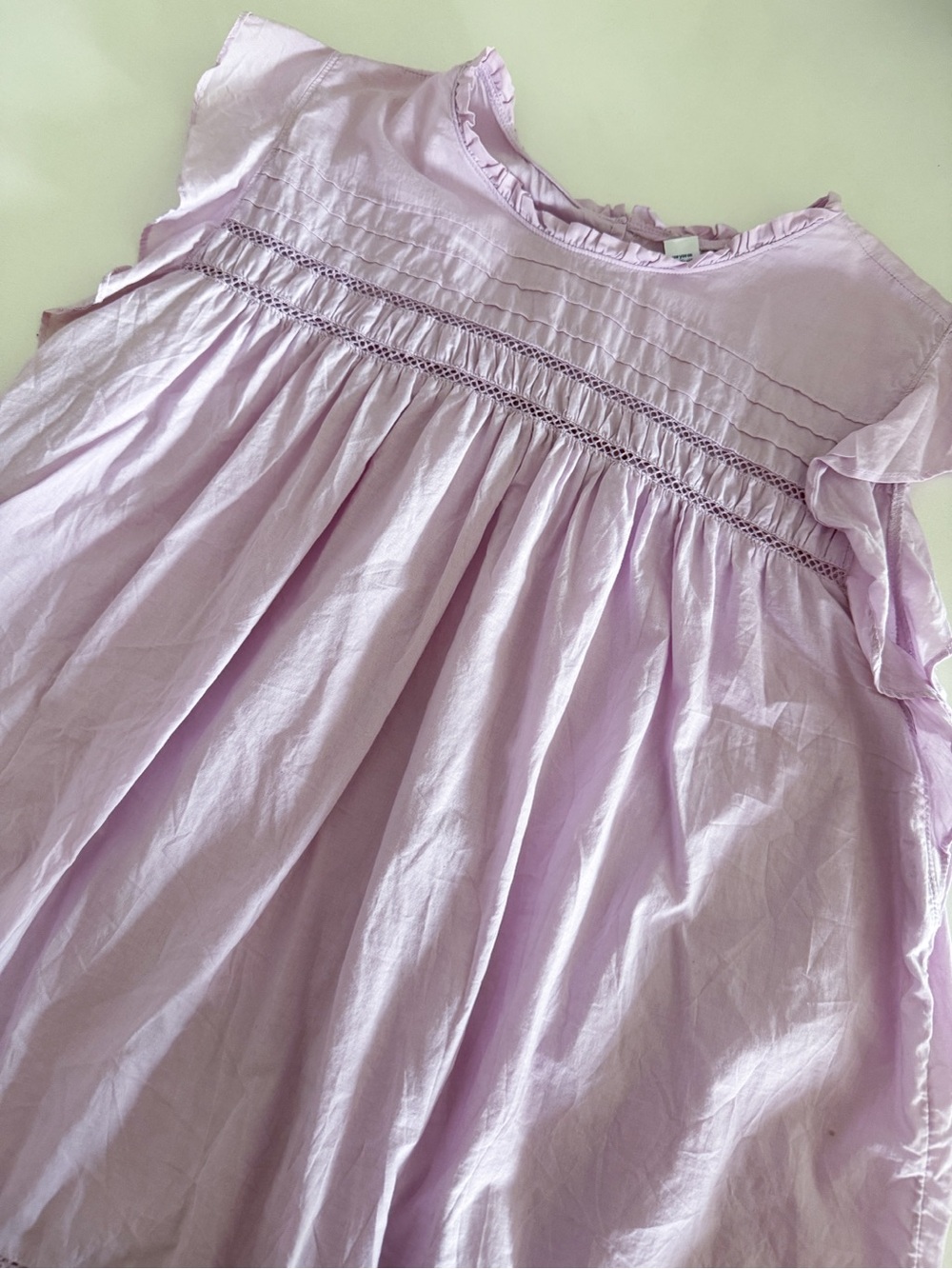 Old Navy Lavender Ruffle-Blouse
